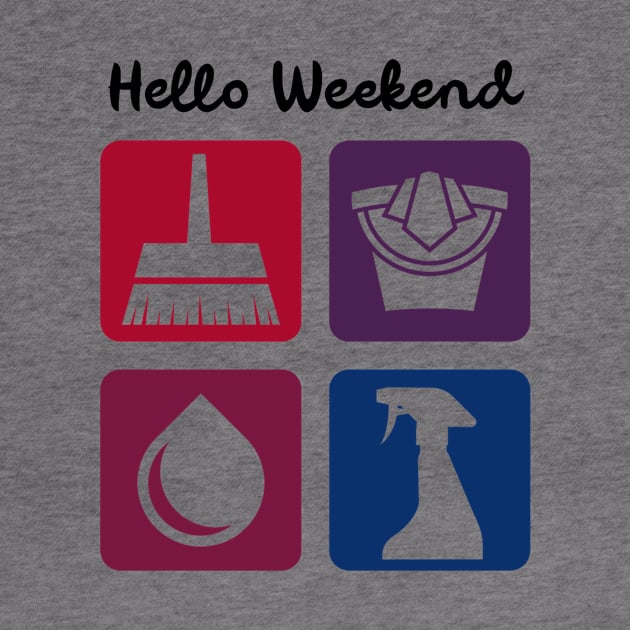 Hello Weekend by BeeZeeBazaar